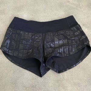 Lululemon Speed Up shorts